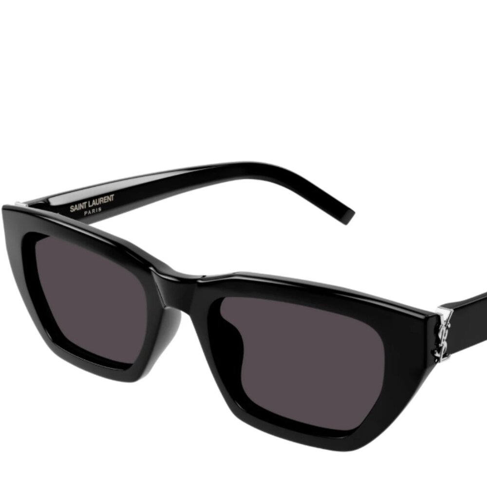 Saint Laurent | Women's Sunglasses | Style: SL M127/F-001 | Black, Silver